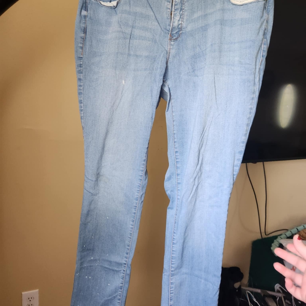Faded Glory Blue Skinny Jeans Classic Style